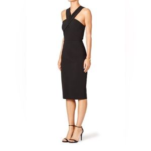 Nicholas techno dress black crepe women’s size 4